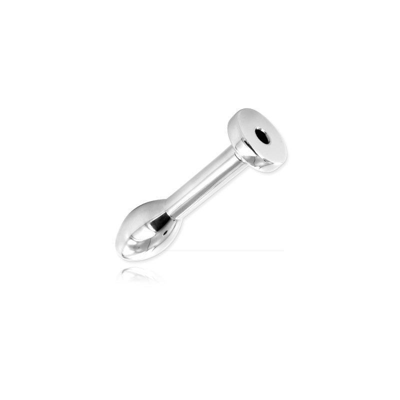 Stainless Steel Penis Plug Teardrop Metal 4.5 cm x 12 mm